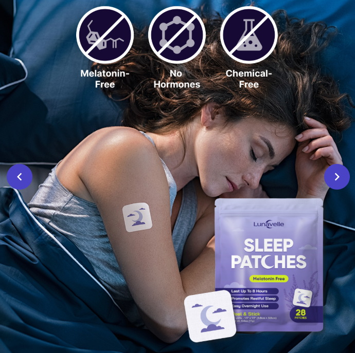 Lunavelle Sleep Patches Homepage