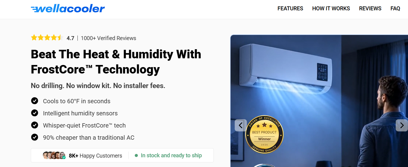 Wellacooler Portable Air Conditioner