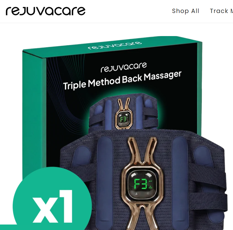 RejuvaCare Triple Method Back Massager