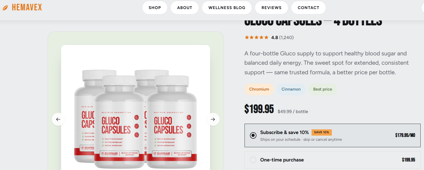 Hemavex Gluco Capsules