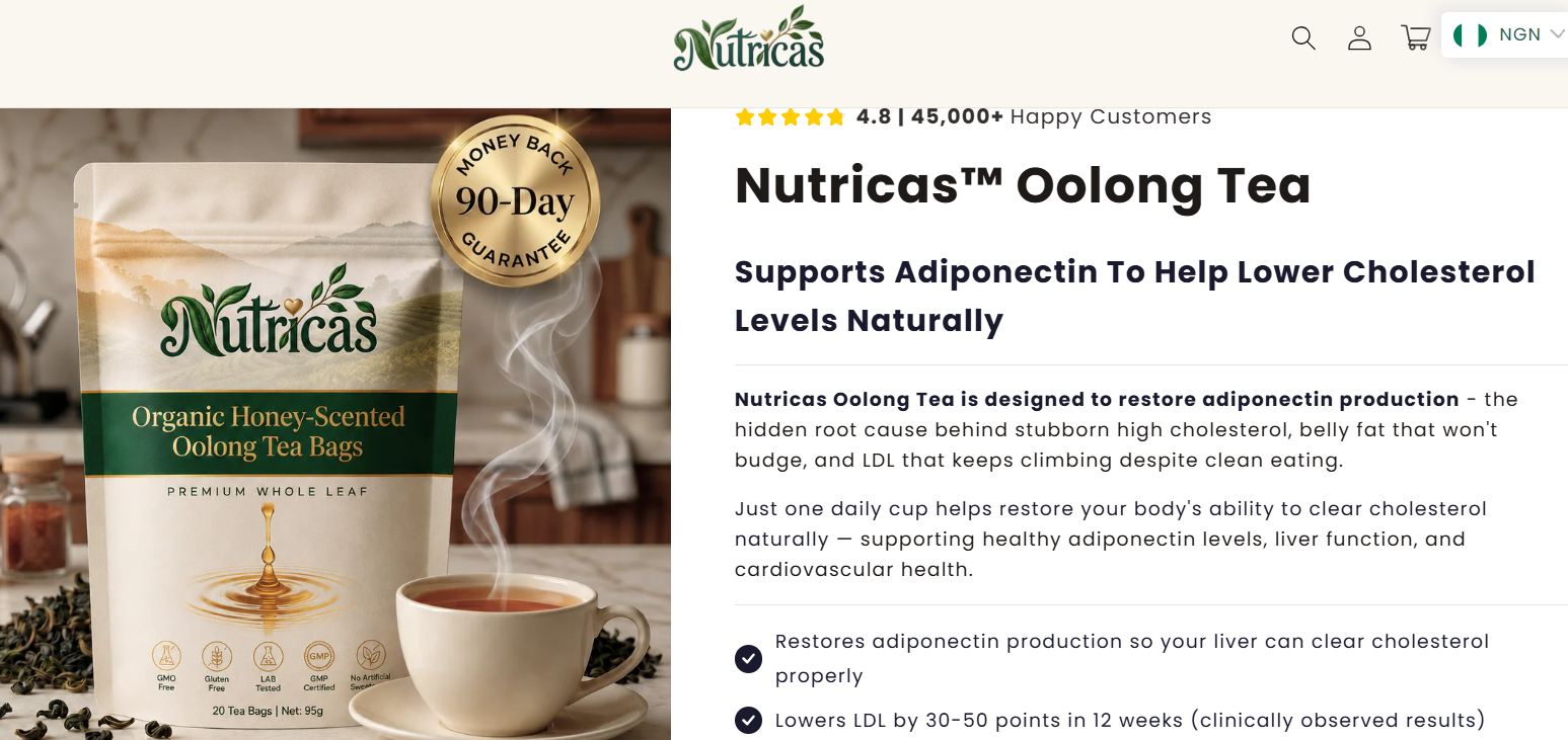 Nutricas Oolong Tea