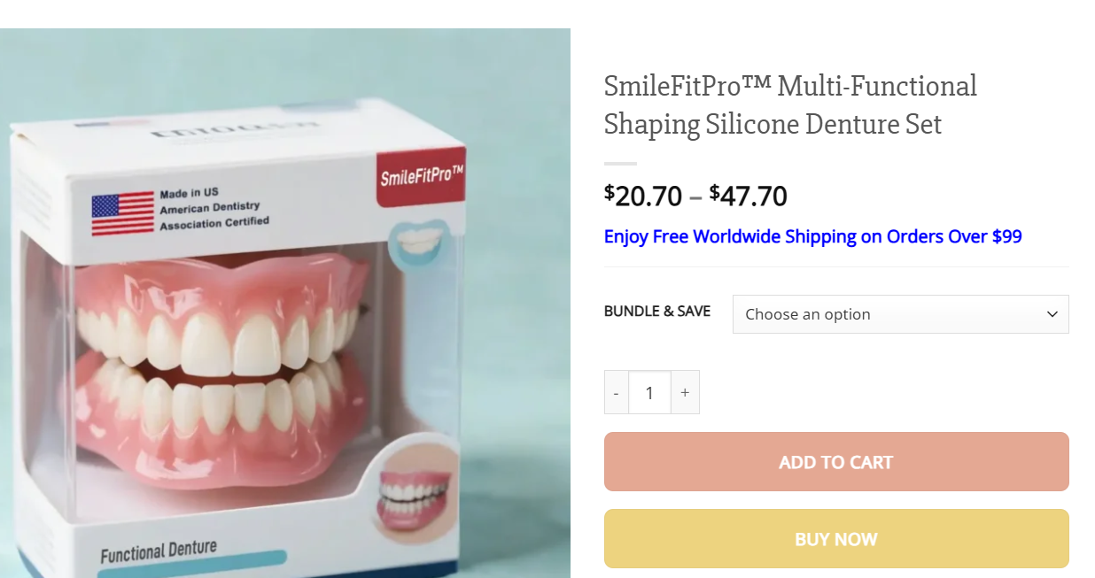 SmileFitPro Denture Set
